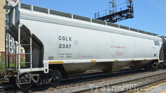 Car/wagon CGLX2347 left side / coté gauche
